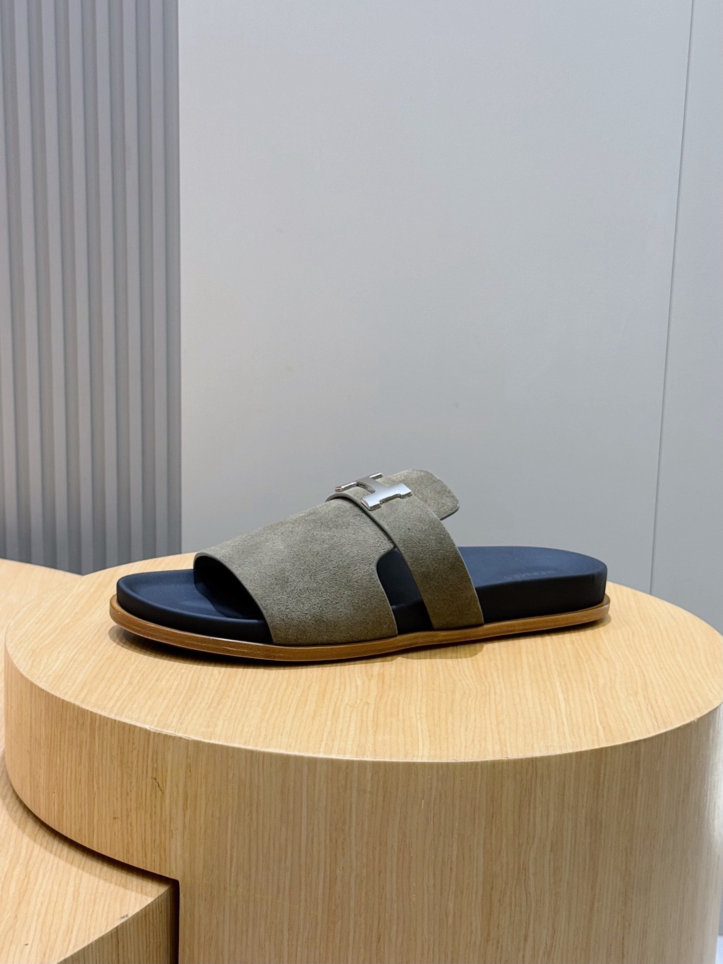 HERMES SANDAL JAURES ETOUPE