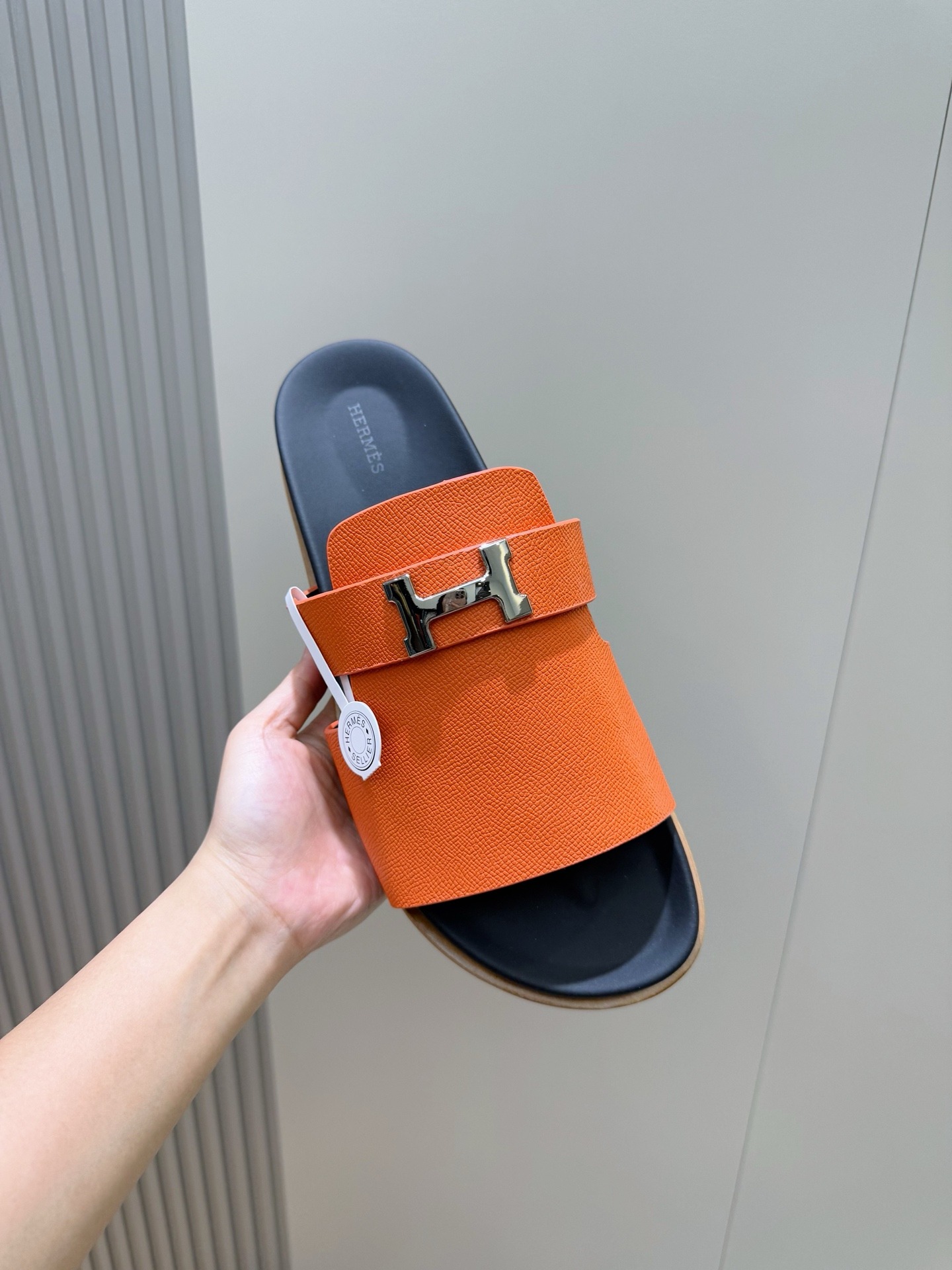 HERMES SANDAL JAURES ORANGE