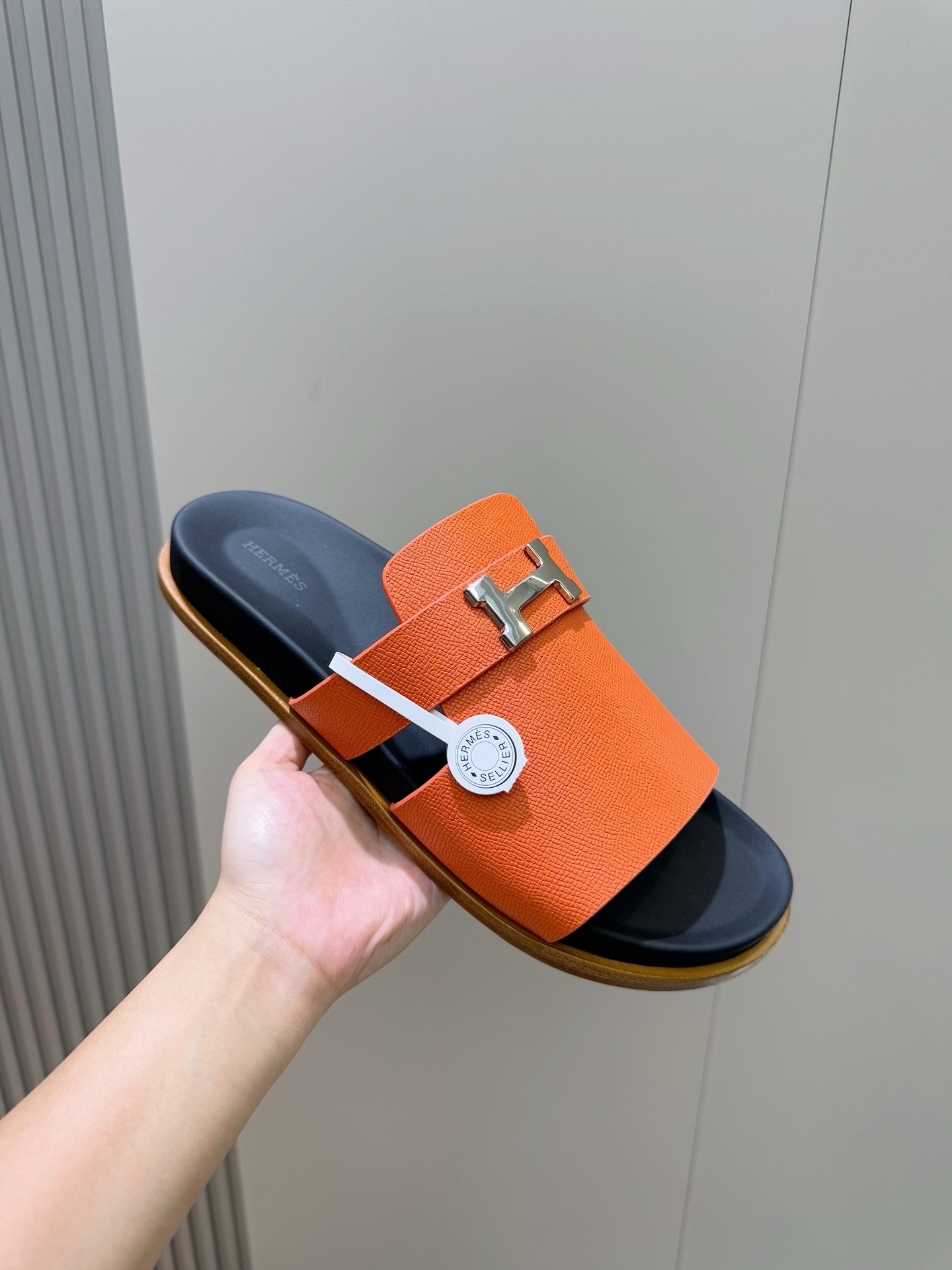 HERMES SANDAL JAURES ORANGE