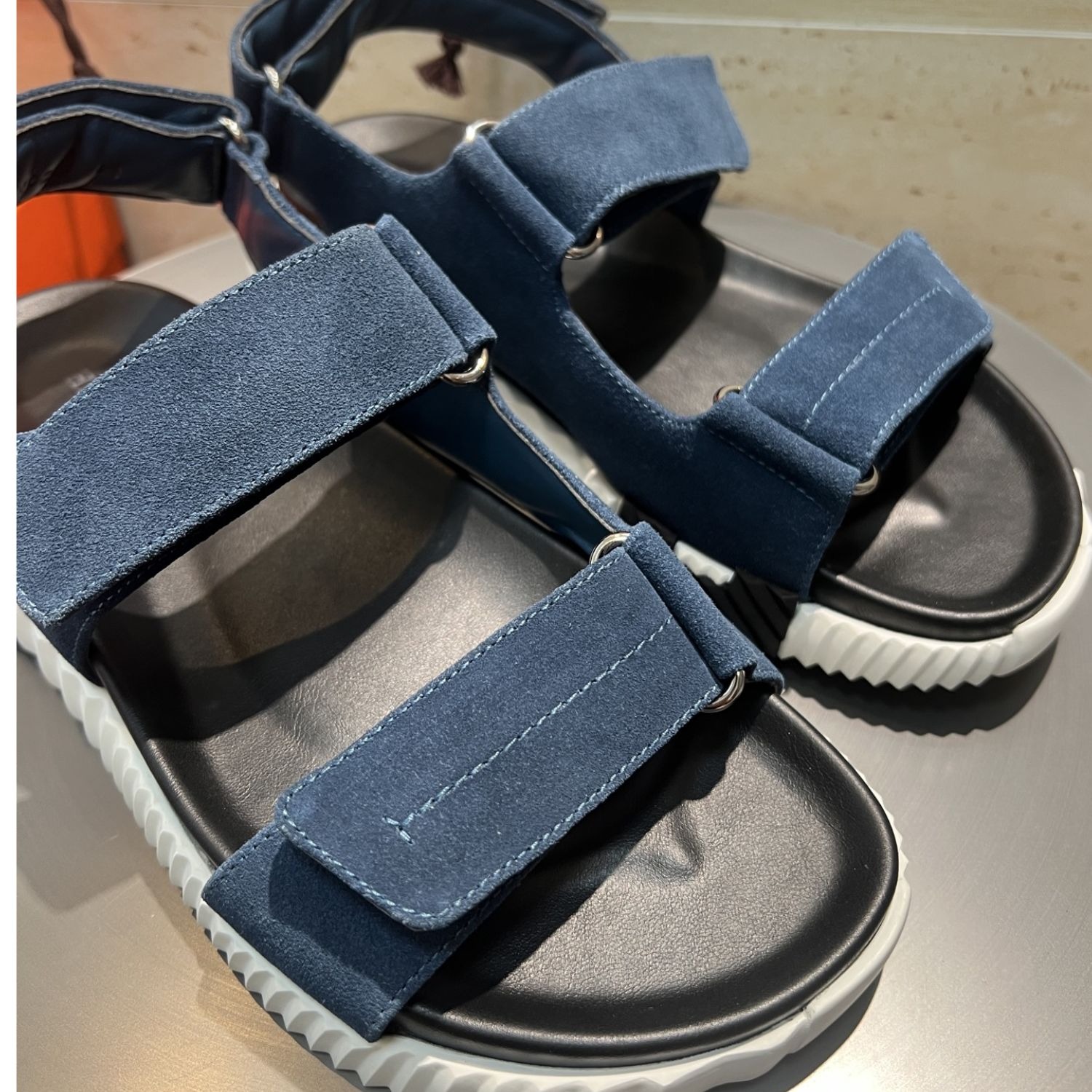 hermes-junior-sandal-blue-turqui