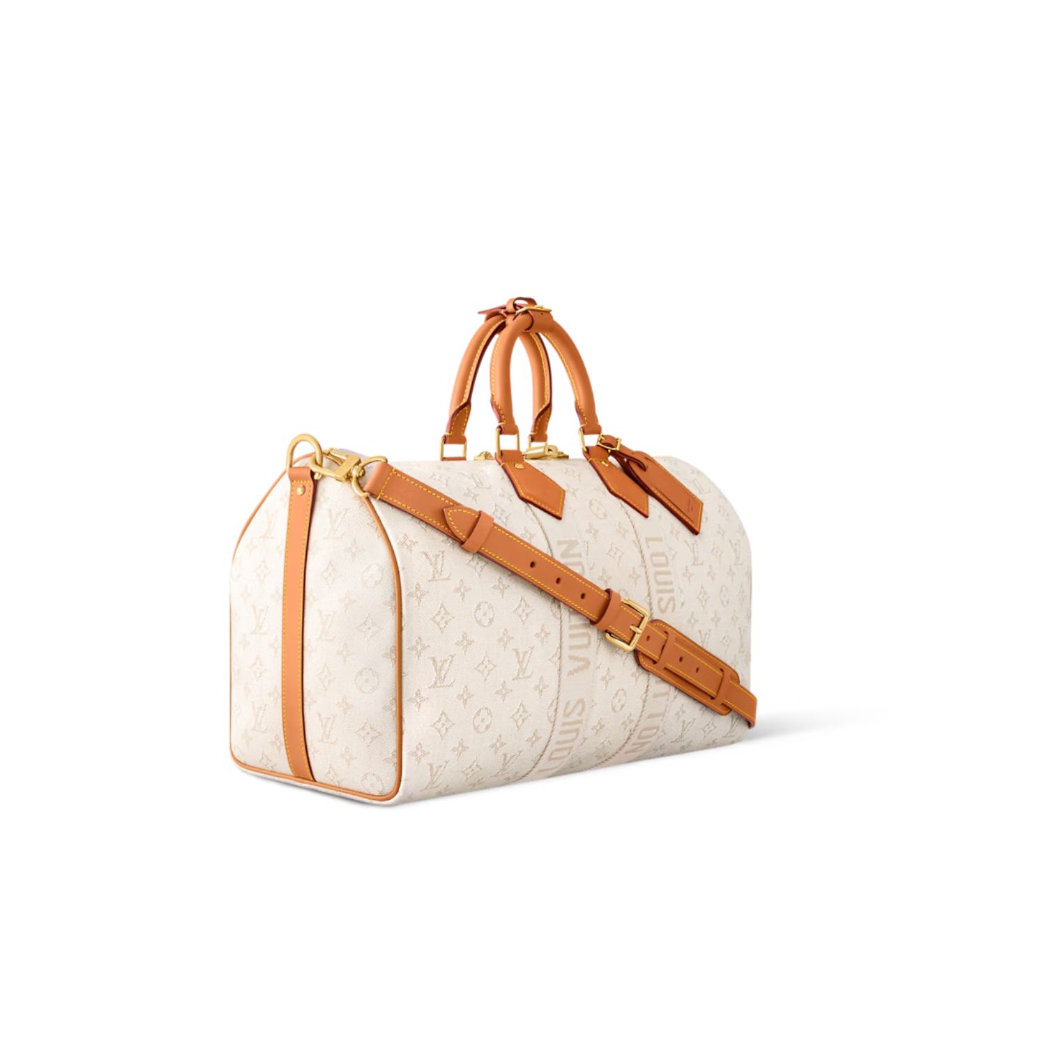 LOUIS VUITTON KEEPALL BANDOULIÈRE 45 BAGS OFF-WHITE 45CM/18IN