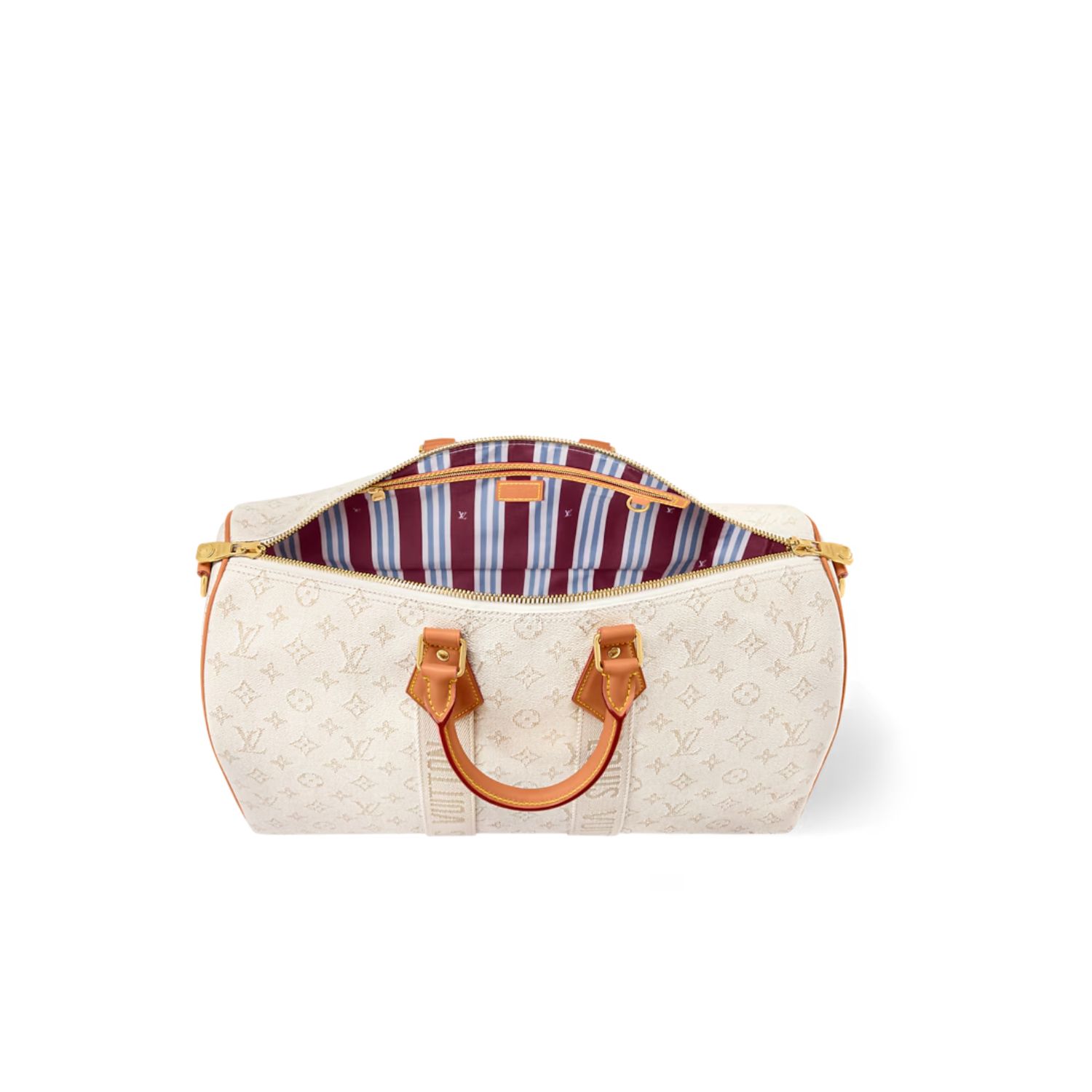 LOUIS VUITTON KEEPALL BANDOULIÈRE 45 BAGS OFF-WHITE 45CM/18IN