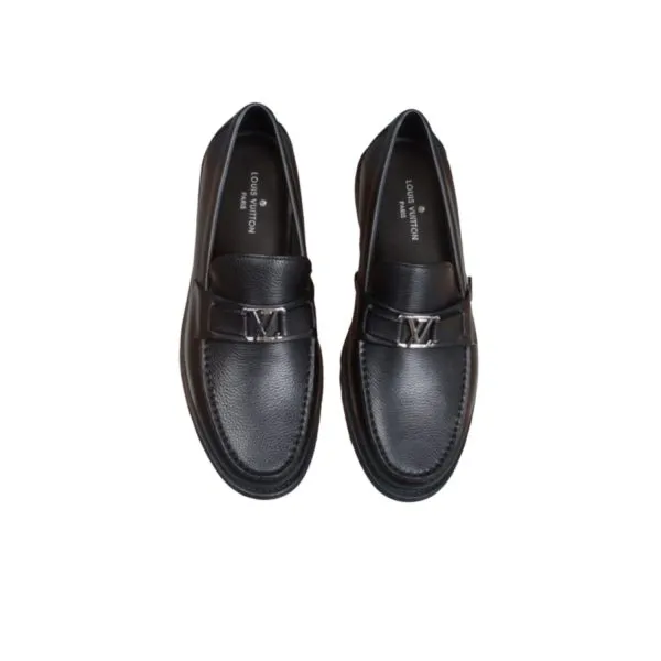 Louis Vuitton Monte Carlo Mocassin Loafer Black - Silver
