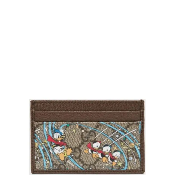 Gucci X Disney Donald Duck Wallet Brown 10cm
