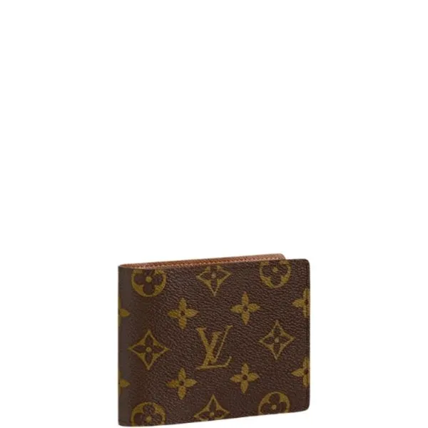 Louis Vuitton Amerigo Wallet Monogram Canvas in Brown 11cm N60053