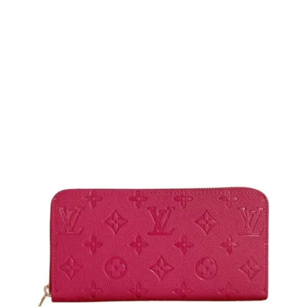 Louis Vuitton Zippy Wallet Monogram Dark Pink 19cm M61864