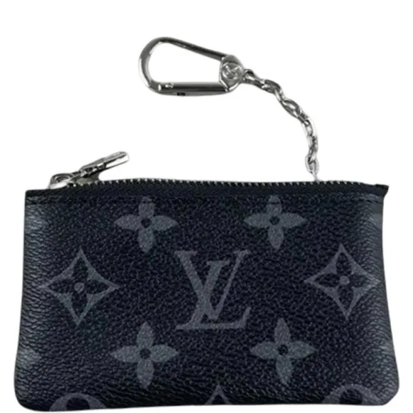 Louis Vuitton Monogram Key Pouch Black M62650