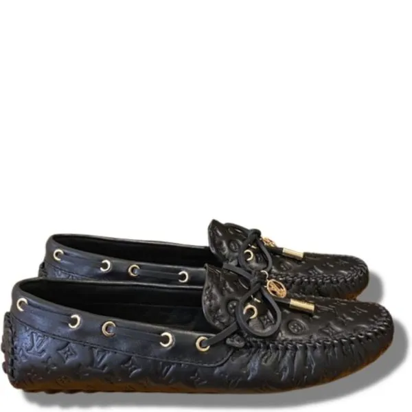 Louis Vuitton Gloria Flat Loafer Black