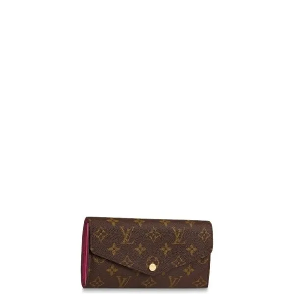 Louis Vuitton Sarah Wallet Monogram Pink 19cm M62234