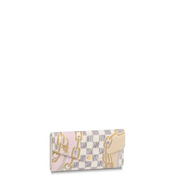Louis Vuitton Sarah Wallet Damier Azur 19cm N40482