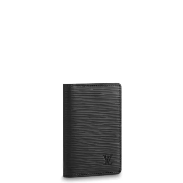 Louis Vuitton Pocket Organizer Epi Leather Black 11cm M60642