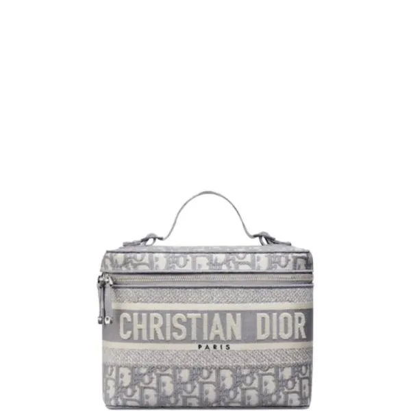Dior Travel Vanity Case Grey Monogram 29cm