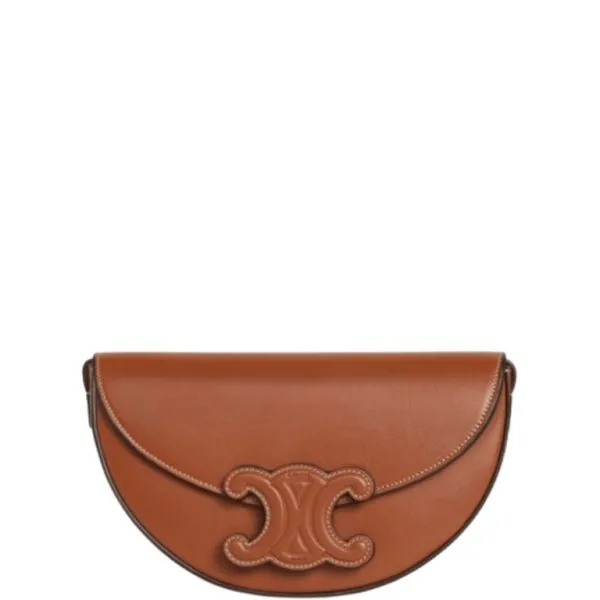 Celine Bag Besace Cuir Triomphe in Smooth Calfskin Tan 23cm