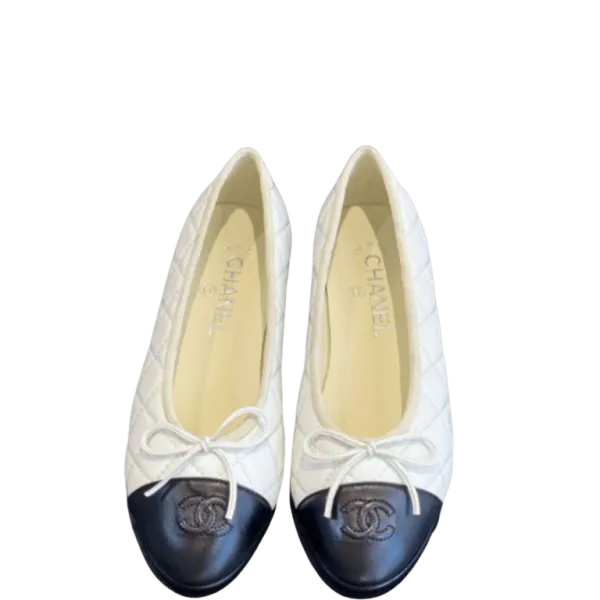 Chanel Ballet Flats White