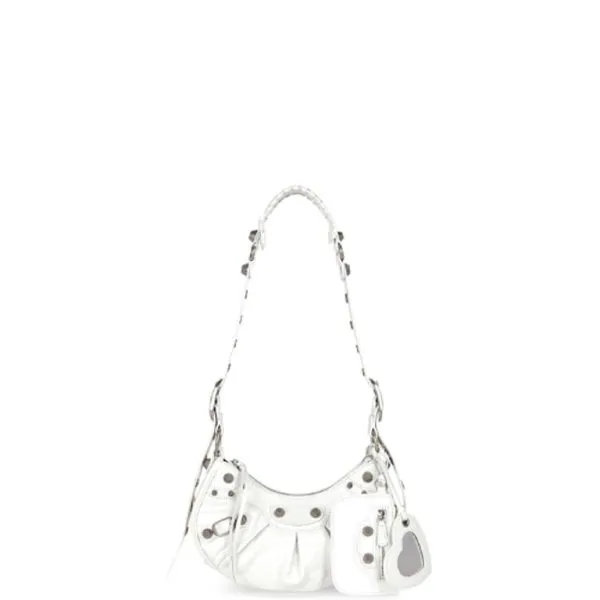 Balenciaga Le Cagole XS Shoulder Bag in White 25cm
