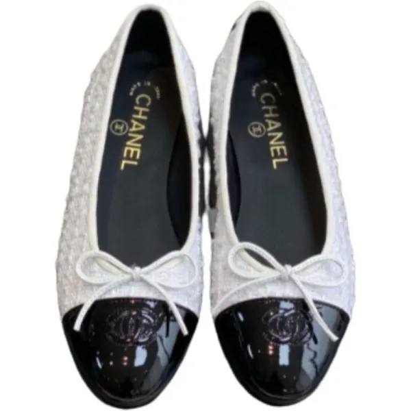 Chanel Flats White Ballet