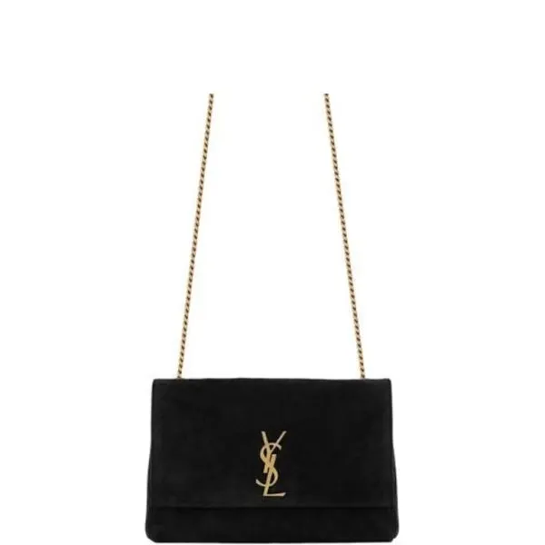 Saint Laurent Kate Medium Reversible Chain Bag in Suede And Smooth Leather
