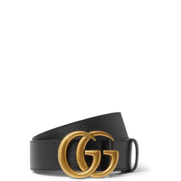 Gucci Marmont GG Gold Logo Belt 4cm