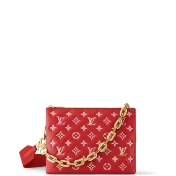 Louis Vuitton Bolso Coussin PM Monogram Rouge 26cm M22397