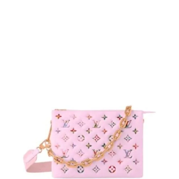 Louis Vuitton Bolso Coussin PM Monogram Light Pink 26cm