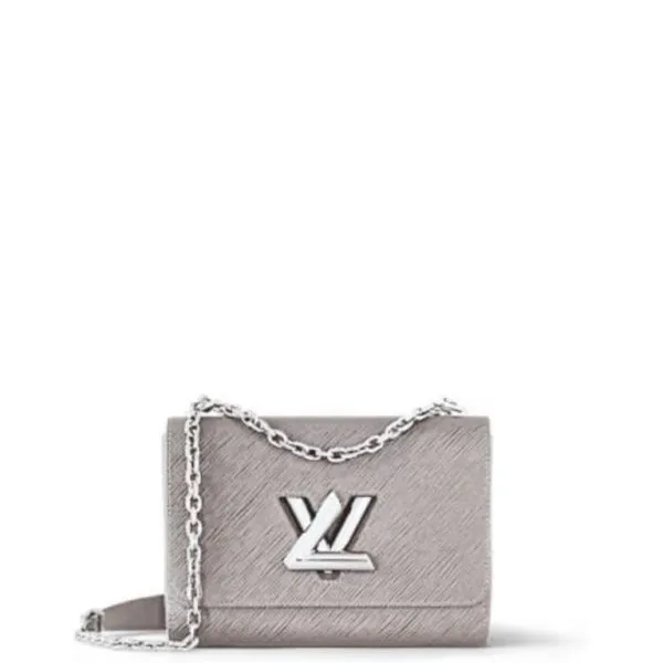 Louis Vuitton Twist MM Bag Grey 23cm