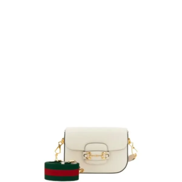 Gucci Horsebit 1955 Mini Bag in White 658574 18ysg 9068