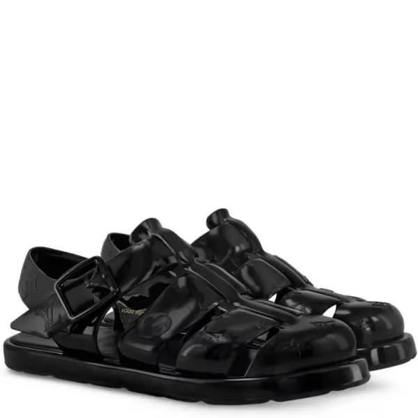 Louis Vuitton Venice Sandal Black