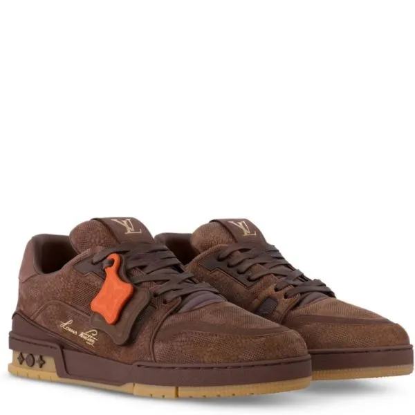Louis Vuitton Trainer Sneaker Brown