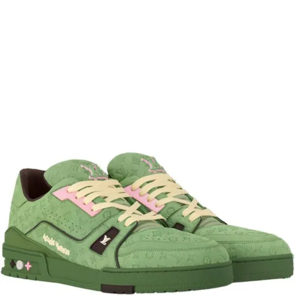 Louis Vuitton Trainer Sneaker Green