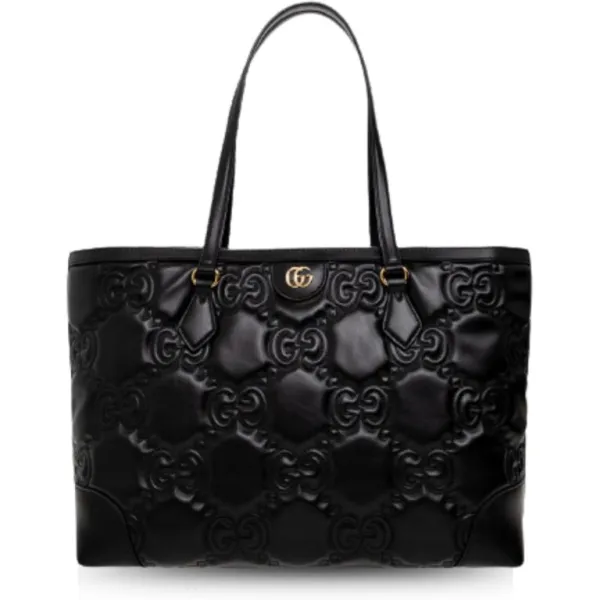 Gucci Medium Black GG Tote