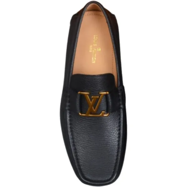 Louis Vuitton Monte Carlo Mocassin Loafer Black - Gold