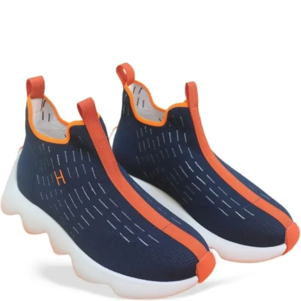 Hermes Eclair Sneaker Dark Blue