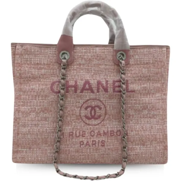 Chanel Pink Deauville Tote