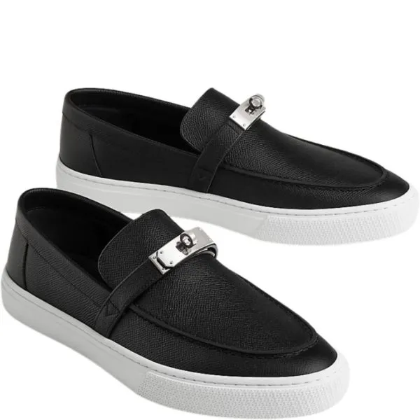 Hermes Game Slip-On Sneaker Black
