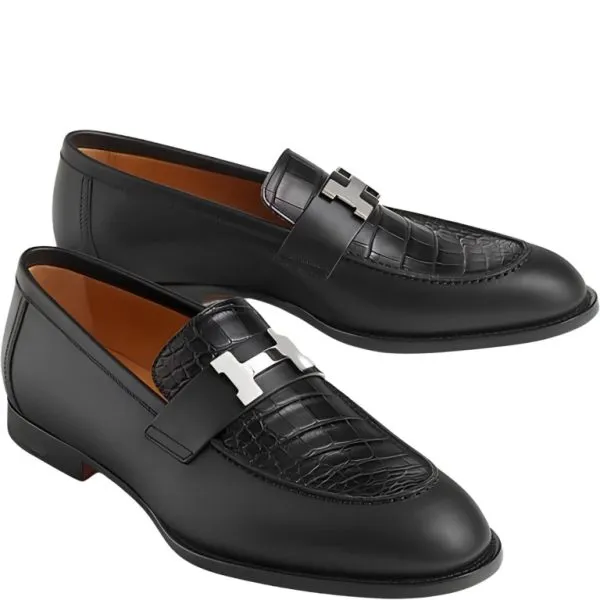 Hermes Honoer Loafer Black