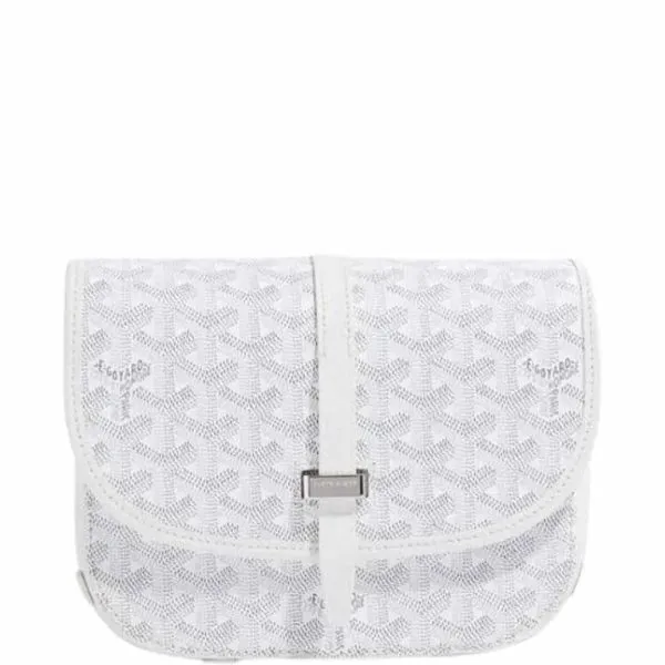Goyard Belvedere PM Bag White 22cm