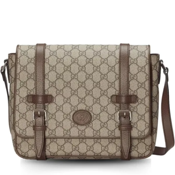 Gucci's Brown Messenger Bag 658542 K9gsn 8358