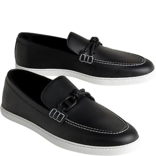 Hermes Ignacio Loafer Noir