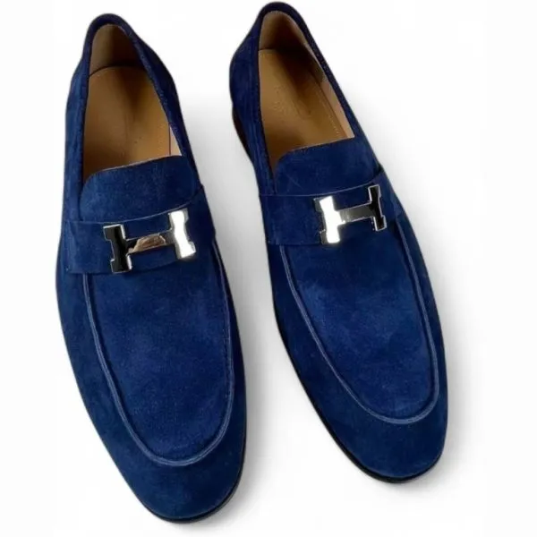 Hermes Paris Loafer Blue Ocean