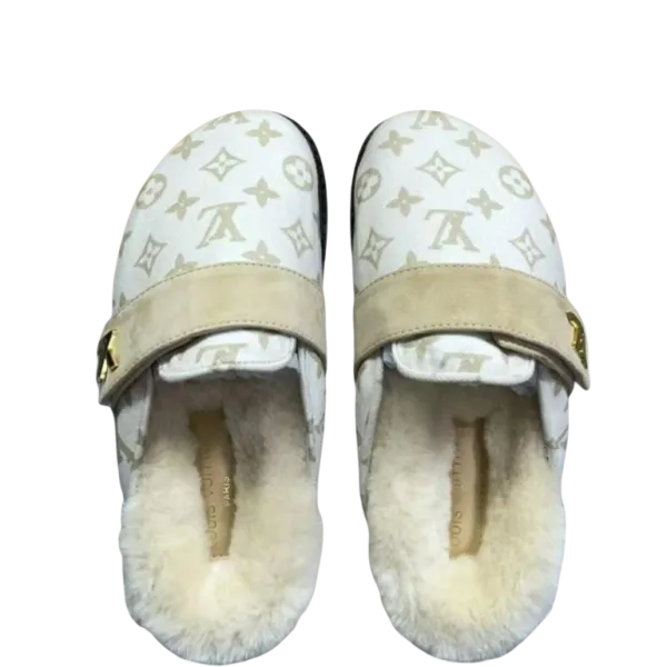 Louis Vuitton LV Cosy Flat Comfort Clog White
