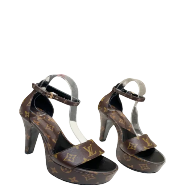 Louis Vuitton Women’s Afterglow Platform Sandal Brown