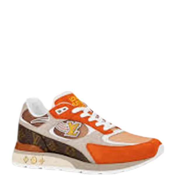 Louis Vuitton Run Away Sneaker Monogram Material Orange