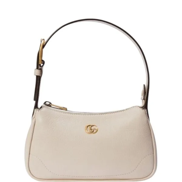 Gucci Aphrodite White Shoulder Bag With Double G