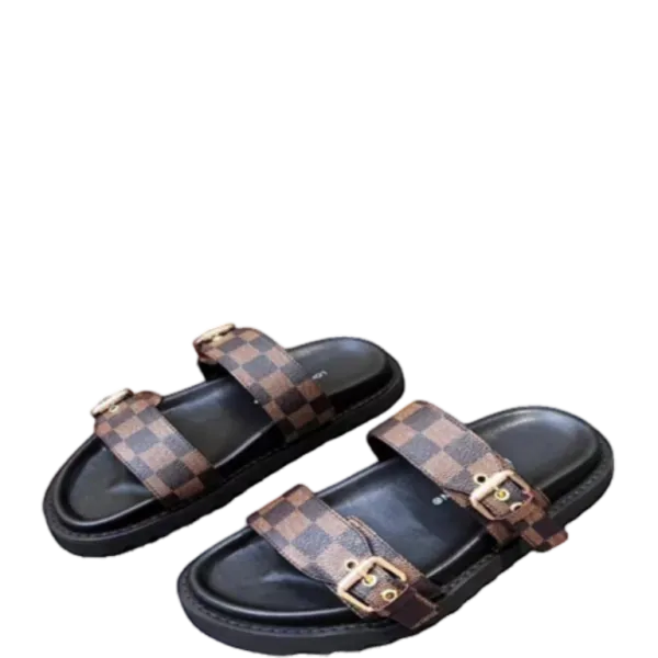 Louis Vuitton Women’s Bom Dia Flat Mule Brown