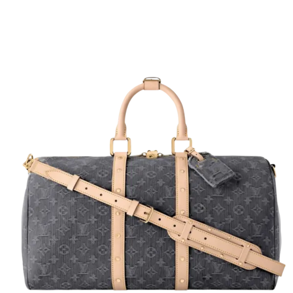 Louis Vuitton Keepall Bandoulière 45 Denim Cloudy Gray 45cm M13748