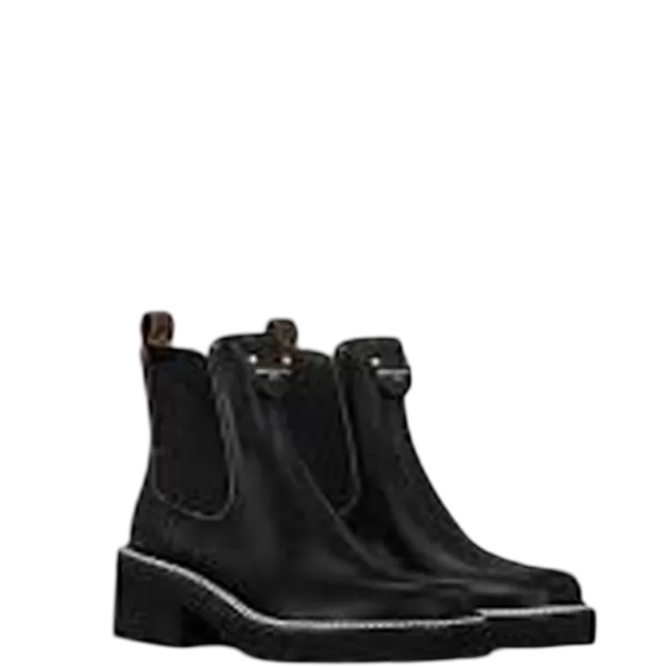 Louis Vuitton Women’s LV Beaubourg Ankle Boot Black