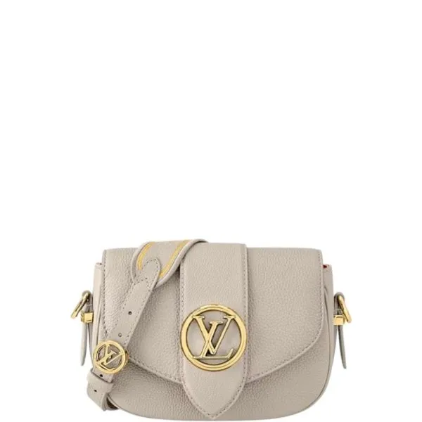 Louis Vuitton Pont 9 Soft MM Gray 25cm