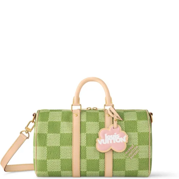 Louis Vuitton 13.4 Inches/ 34 cm N40671 Green Keepall Bandoulière 35