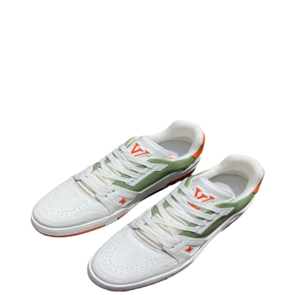 Louis Vuitton Trainer Sneaker Mix Of Materials Multi Color