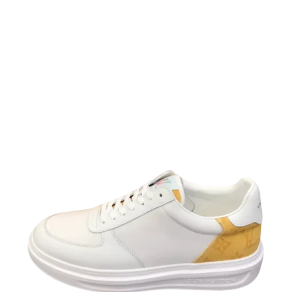 Louis Vuitton Rivoli Sneaker Monogram Metallic Canvas White/Yellow